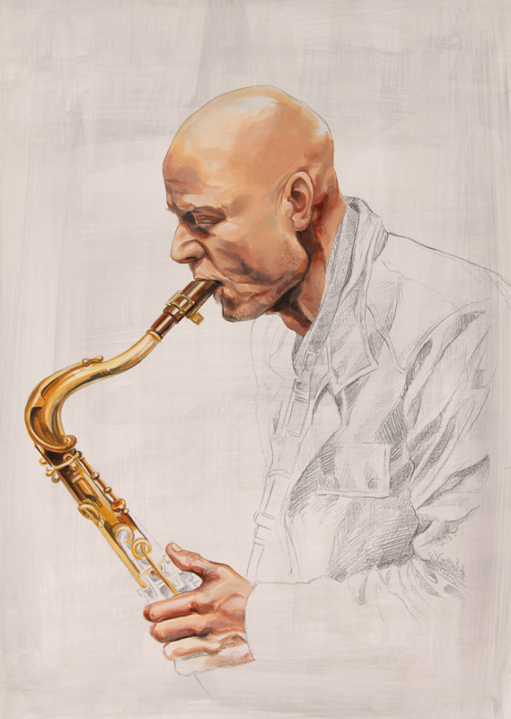 Gunnar Hågbo, saxofon